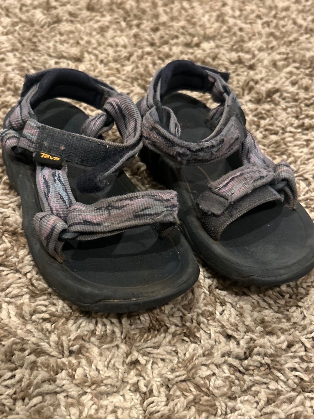 TEVA Toddler Sport Sandals Size 8 Gray Purple